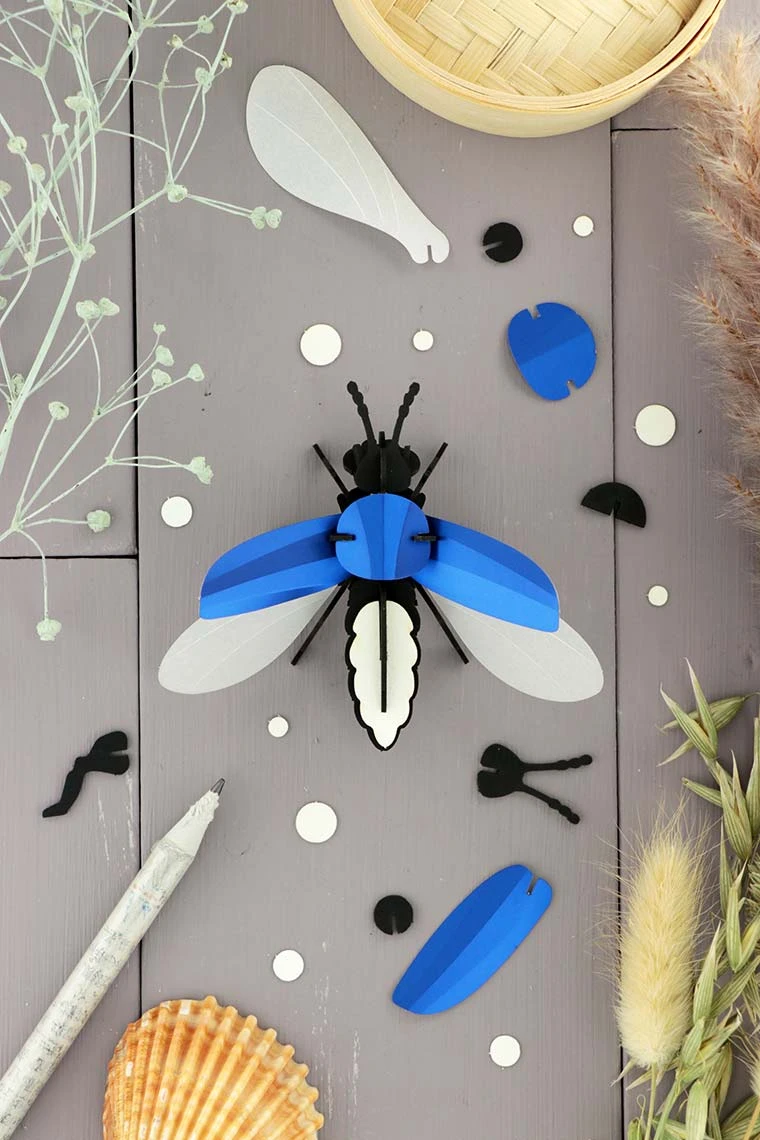 3D-Bastelset DIY - Bastel - Set - Glühwürmchen Blau DIY - Bastelsets 3 3D-Bastelset DIY - Bastel - Set - Glühwürmchen Blau DIY - Bastelsets