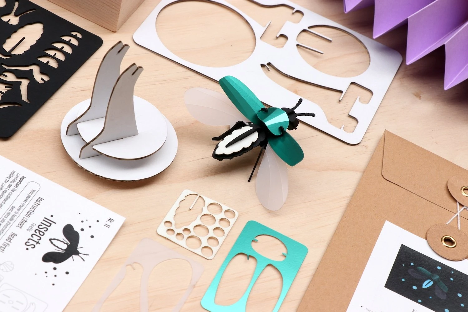 3D-Bastelset DIY - Bastel - Set - Glühwürmchen Blau DIY - Bastelsets 5 3D-Bastelset DIY - Bastel - Set - Glühwürmchen Blau DIY - Bastelsets