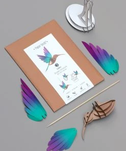 3D-Bastelset DIY - Bastel - Set - Kolibri - Grün Gelb 4 3D-Bastelset DIY - Bastel - Set - Kolibri - Grün Gelb