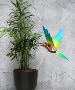 3D-Bastelset DIY - Bastel - Set - Kolibri - Grün Gelb