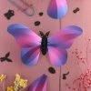 3D-Bastelset DIY - Bastelset Giant Silk Schmetterling In Pink Lila