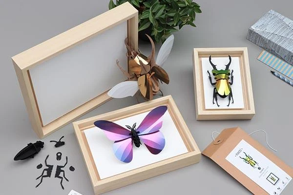 3D-Bastelset Rahmen Für DIY - Set Insekten L DIY - Bastelsets 3 3D-Bastelset Rahmen Für DIY - Set Insekten L DIY - Bastelsets