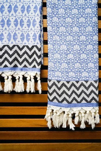 3rd Culture Webtuch Nelke Blau 90x180cm 3rd Culture Webtuch Nelke Blau 90x180cm