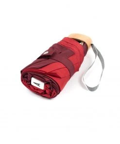 Anatole Paris Regenschirm Bicolor - Rot Und Burgund Regenschirme