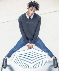 Anatole Paris Regenschirme Regenschirm Gestreift - Navy Blau - HENRI 7 Anatole Paris Regenschirme Regenschirm Gestreift - Navy Blau - HENRI