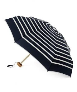 Anatole Paris Regenschirm Gestreift - Navy Blau - PABLO
