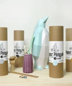 3D-Bastelset DIY - Bastel - Set - Pinguin In Schwarzbraun