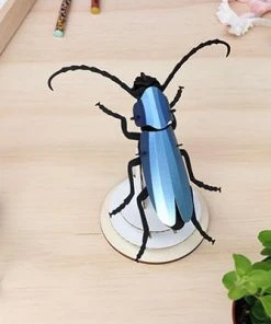 3D-Bastelset DIY - Bastelsets DIY - Bastel - Set - Rosalia Käfer - Blau