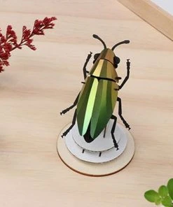 3D-Bastelset DIY - Bastelsets DIY - Bastel - Set - Schmuckkäfer Grün