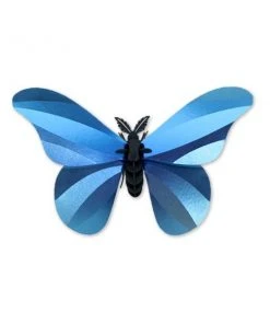 3D-Bastelset DIY - Bastelsets DIY - Bastelset Giant Silk Schmetterling In Azur Blau