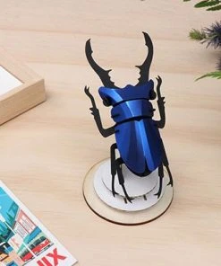 3D-Bastelset DIY - Bastelset - Hirschkäfer Blau
