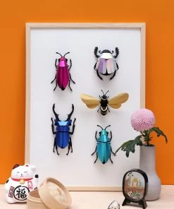 3D-Bastelset DIY - Bastelset - Hirschkäfer Blau