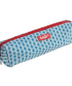 Bakker Federmäppchen Blau Rot Bürobedarf