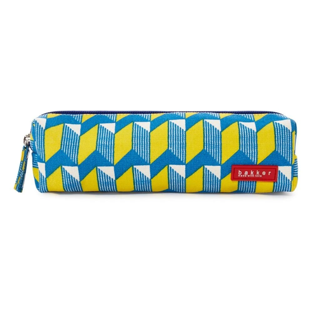 Bakker Federmäppchen Gelb Blau Bürobedarf 3 Bakker Federmäppchen Gelb Blau Bürobedarf