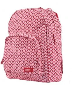 Bakker Kindertaschen Und - Rucksäcke Kindergarten- Rucksack Mit Grafischem Muster In Rosa Und Rot