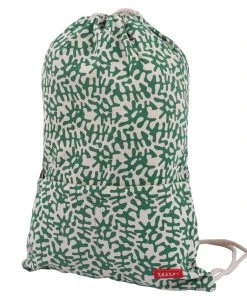 Bakker Kindertaschen Und - Rucksäcke Turnbeutel Grün Creme