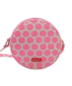 Bakker Circle Bag Dots Neon. Pink