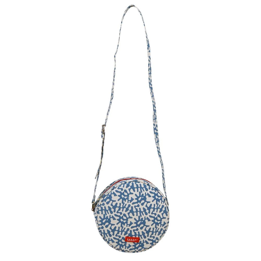 Bakker Taschen Circle Bag Organisches Muster Blau Bakker Taschen Circle Bag Organisches Muster Blau