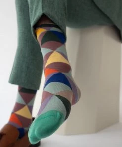 Bunte Motiv-Socken Multico Harleqine Von Bonne Maison