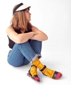 Bonne Maison Gelbe Motiv- Socken Buttercup Hippo