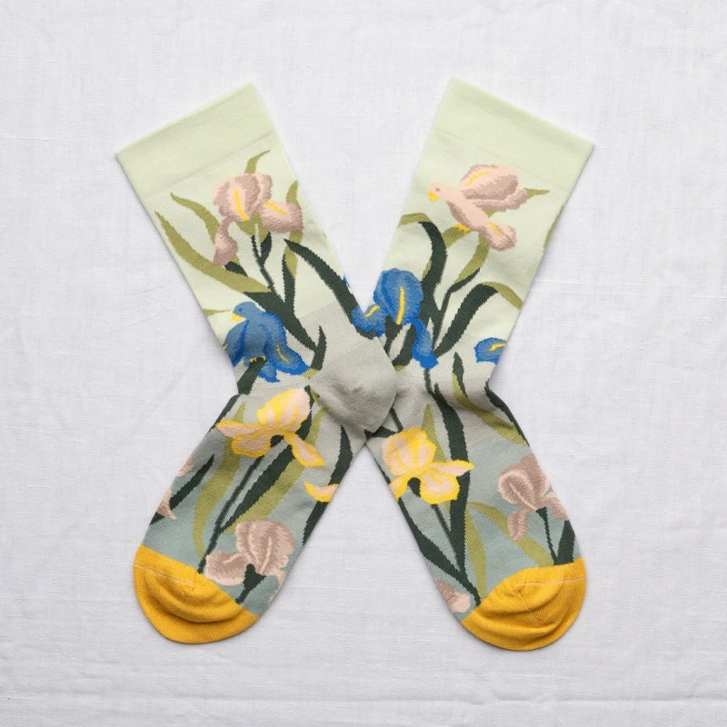 Bonne Maison Motivsocken Iris SALE Bonne Maison Motivsocken Iris SALE