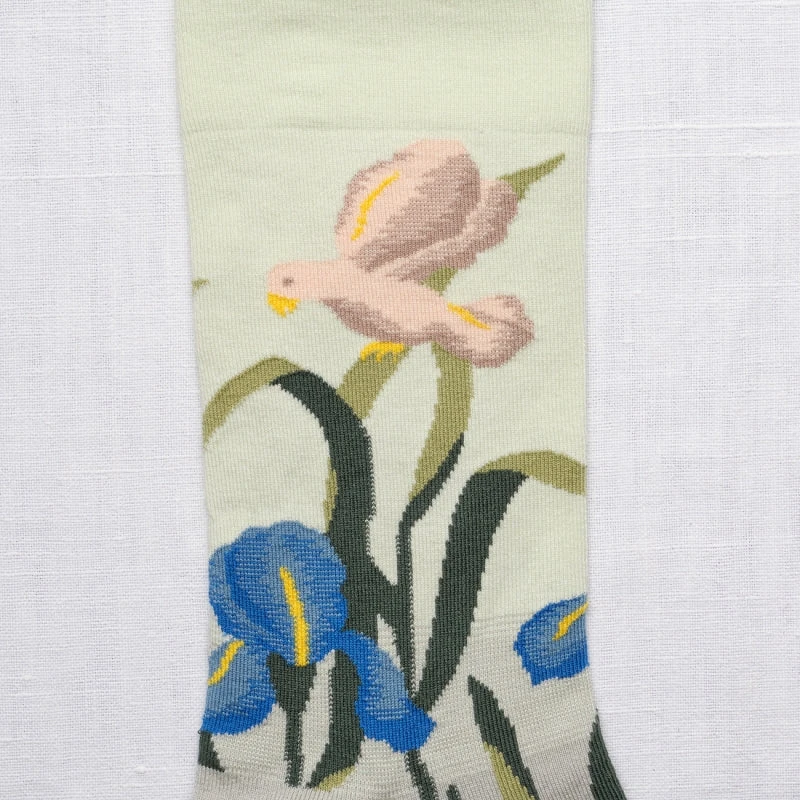 Bonne Maison Motivsocken Iris SALE Bonne Maison Motivsocken Iris SALE