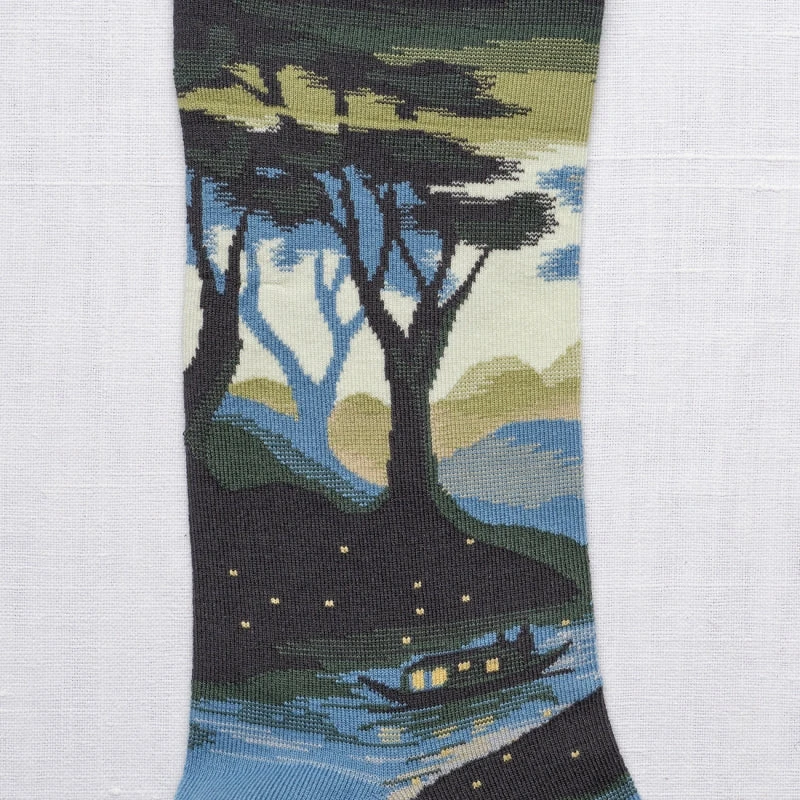 Bonne Maison SALE Motivsocken Landschaft Mit Glühwürmchen 3 Bonne Maison SALE Motivsocken Landschaft Mit Glühwürmchen