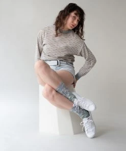 Bonne Maison Motivsocken Rain Camomile