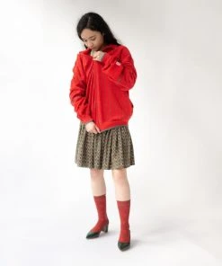 Bonne Maison Polkadot Socken Crimson 5 Bonne Maison Polkadot Socken Crimson