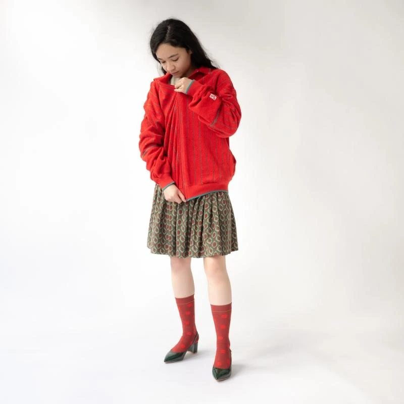 Bonne Maison Polkadot Socken Crimson Bonne Maison Polkadot Socken Crimson