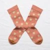 Bonne Maison Polkadot Socken Helle Blutorange