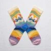 Regenbogenfarbene Stiefmütterchen Socken Multico Pansy Von Bonne Maison