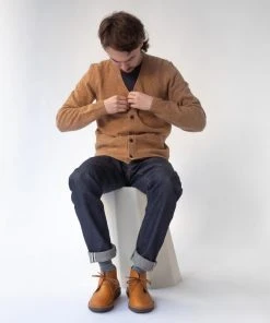 Bonne Maison Ringelsocken Taupe Braun