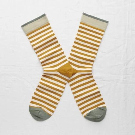 Bonne Maison Socken Honey Stripe 3 Bonne Maison Socken Honey Stripe
