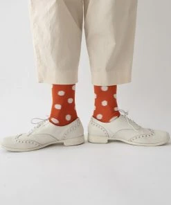 Bonne Maison Socken Orange Polka Dot 8 Bonne Maison Socken Orange Polka Dot
