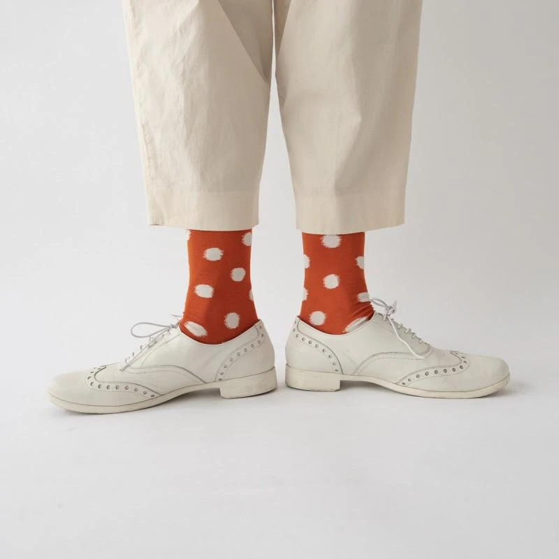 Bonne Maison Socken Orange Polka Dot 5 Bonne Maison Socken Orange Polka Dot