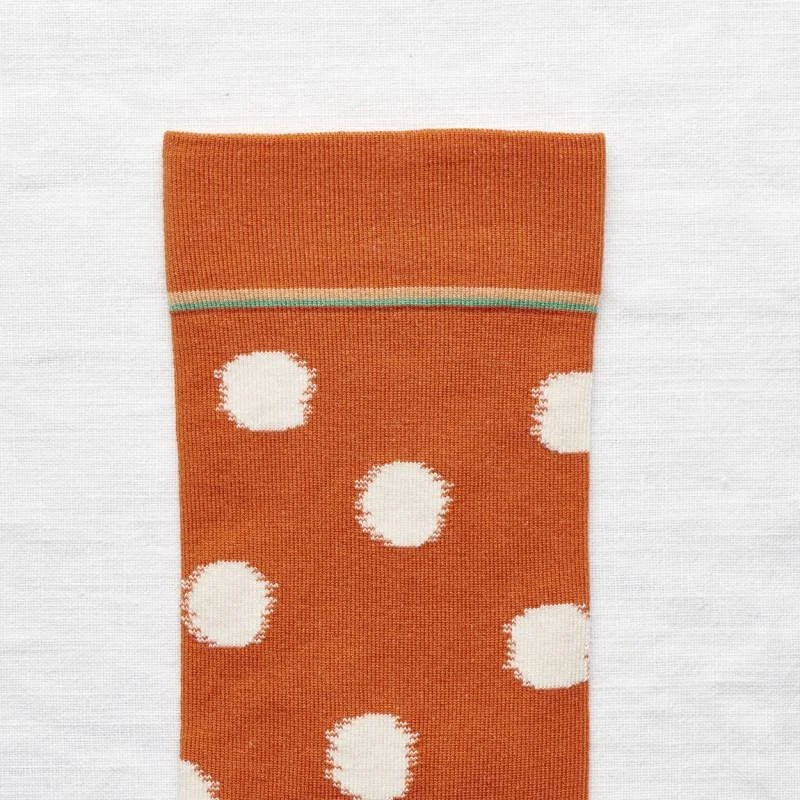 Bonne Maison Socken Orange Polka Dot 6 Bonne Maison Socken Orange Polka Dot