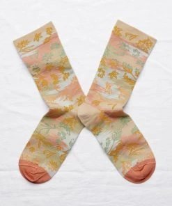 Bonne Maison Socken Sand Domino Paper