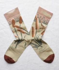 Bonne Maison Socken Seegras Nude Ibis