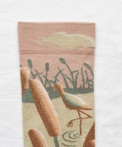 Bonne Maison Socken Seegras Nude Ibis