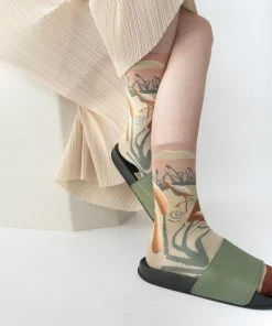 Bonne Maison Socken Seegras Nude Ibis