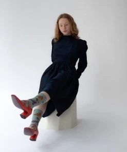 Bonne Maison Socken Wave Butterfly - Schmetterling