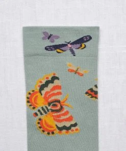 Bonne Maison Socken Wave Butterfly - Schmetterling