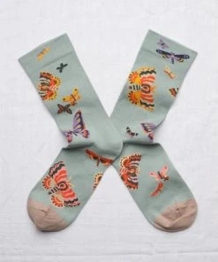 Bonne Maison Socken Wave Butterfly - Schmetterling