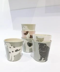 Gedeckter Tisch Becher Von Camilla Engdahl | Golden Retriever