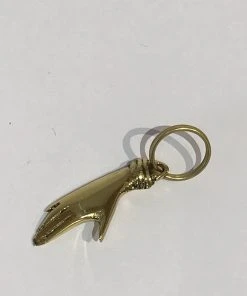 Schlüsselanhänger Hand - Carl Auböck