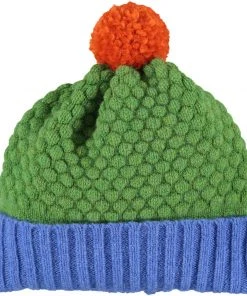 Catherine Tough Kindermütze Aus Lammwolle Grün - Blau - Rot