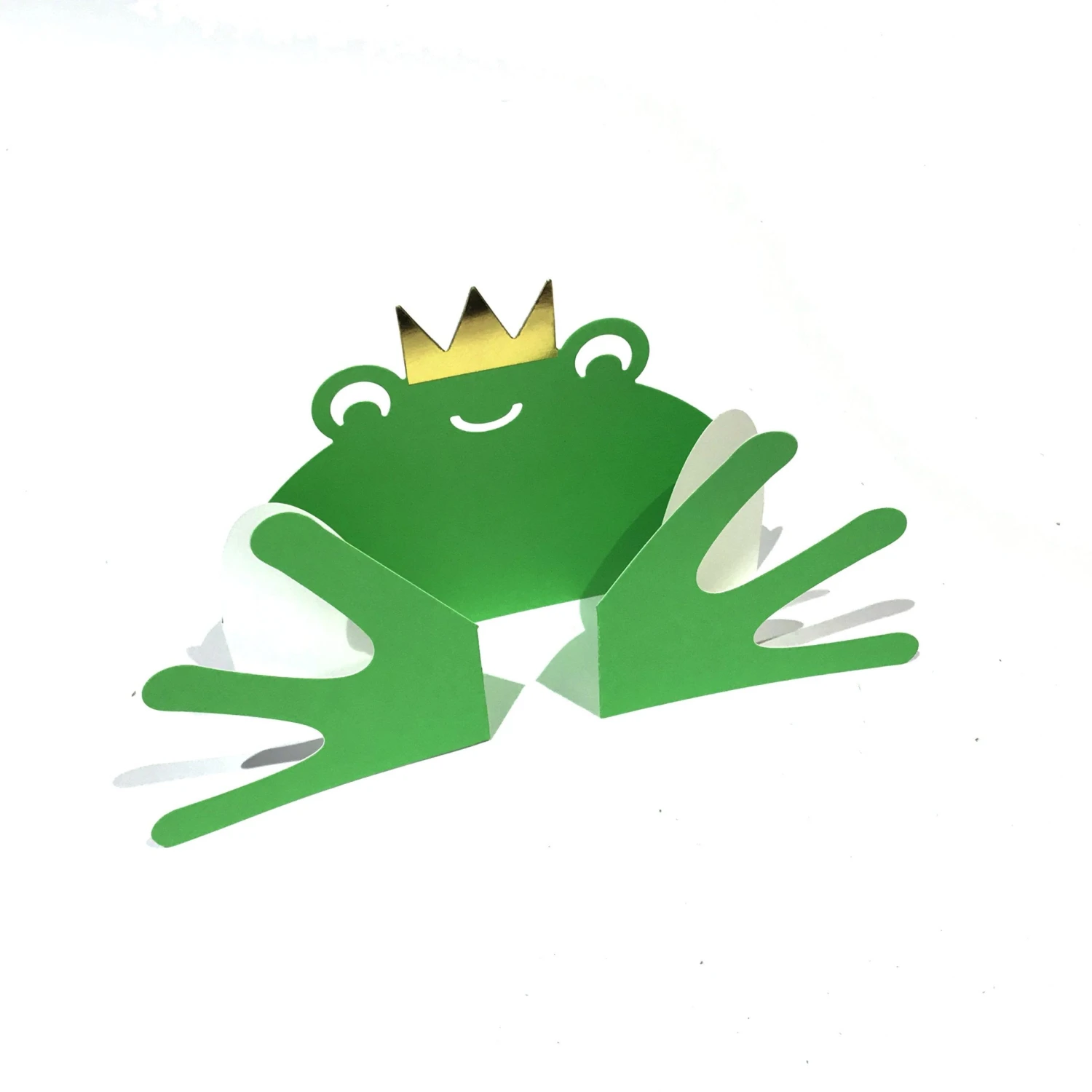 Cut & Make Glückwunsch Und Grußkarten Froschkönig Pop Up Karte Cut & Make Glückwunsch Und Grußkarten Froschkönig Pop Up Karte