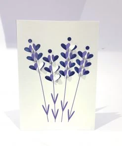 Cut & Make Glückwunsch Und Grußkarten Lavendel Fold Out Karte