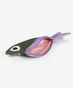 DonFisher Green Sweeper Fish | Fisch- Täschchen | Geldbörse